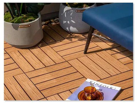 Backyard Deck Ideas on a Budget - Lazy Tiles