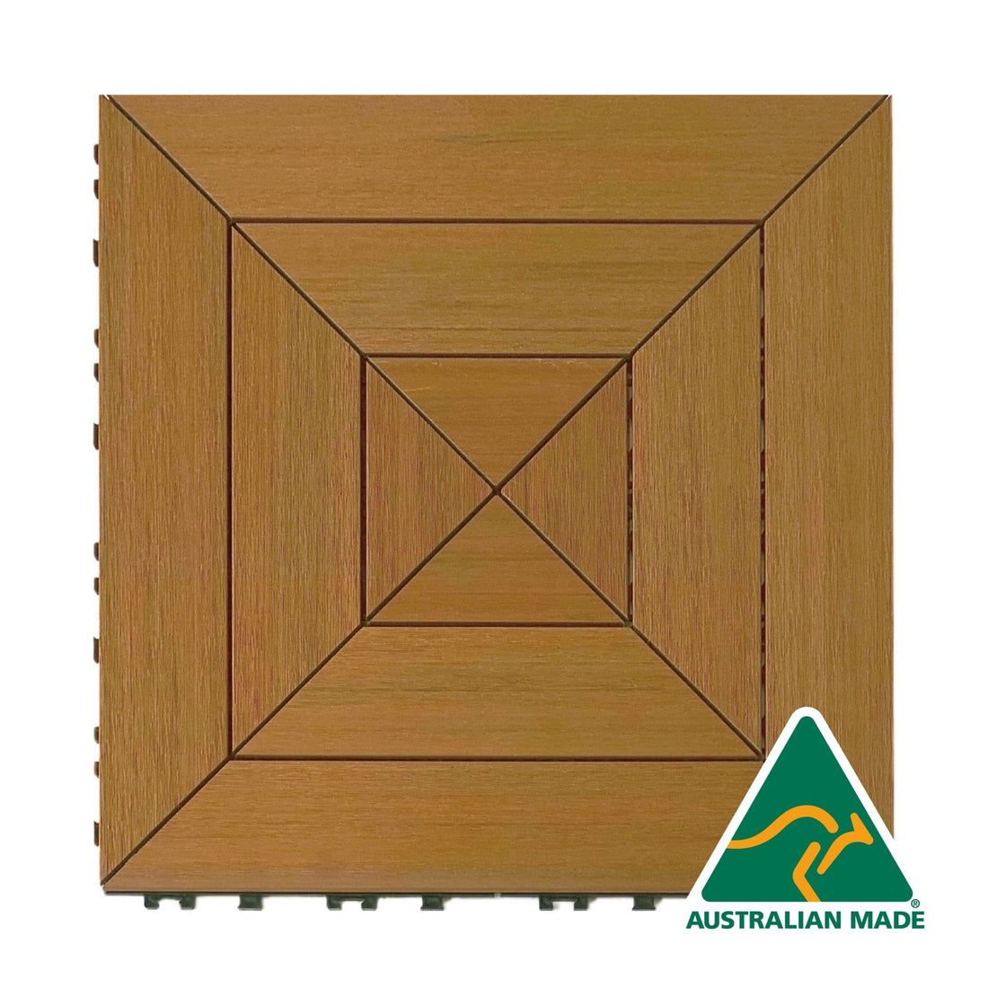 WPC Wood Decking Tile - Indoor & Outdoor Tile - Oak - Australian Made - P1 - Lazy Tiles