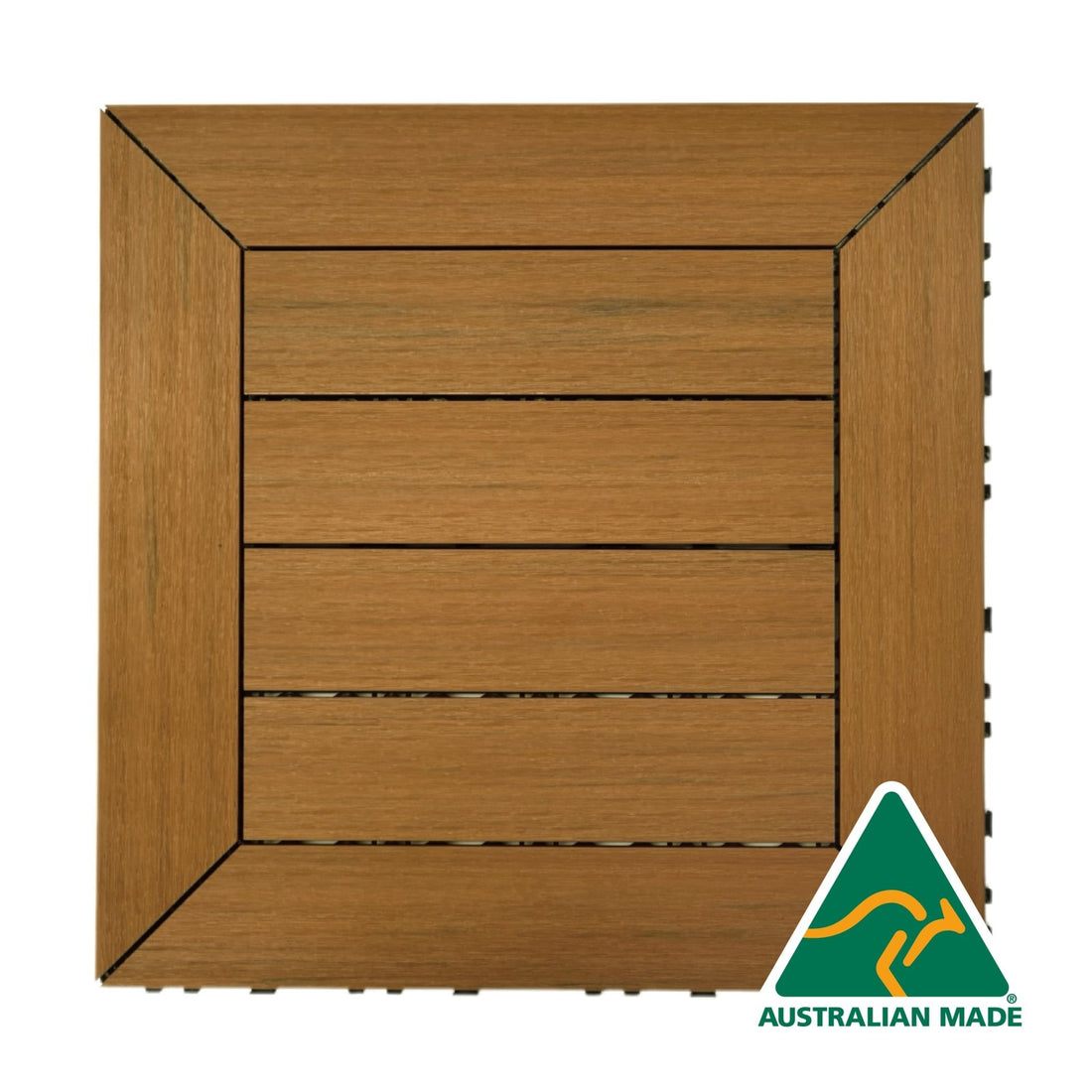 WPC Wood Decking Tile - Indoor & Outdoor Tile - Oak - Australian Made - P2 - Lazy Tiles