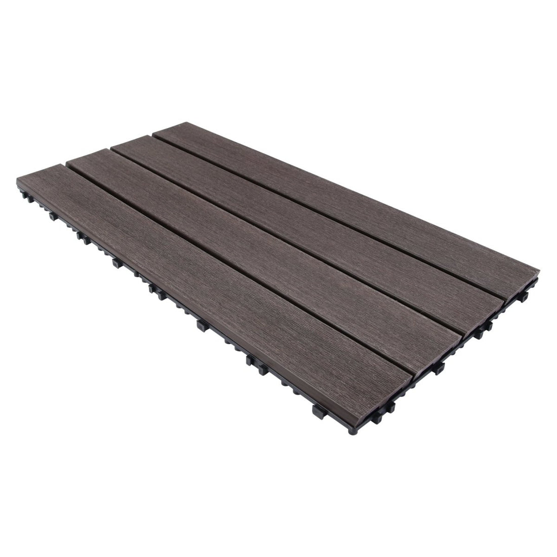 Lazy Tiles Decking Tile Plus - Walnut - Lazy Tiles