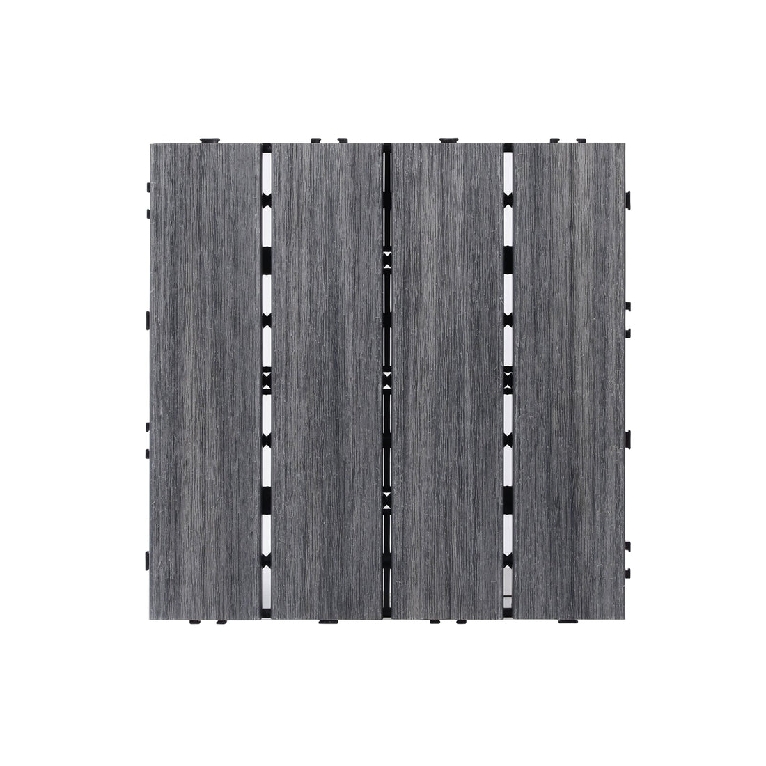 WPC Wood Decking Tile - Indoor & Outdoor Tile - Ash - Lazy Tiles