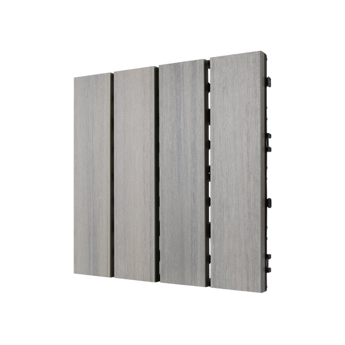 WPC Wood Decking Tile - Indoor & Outdoor Tile - Sky Grey - Lazy Tiles