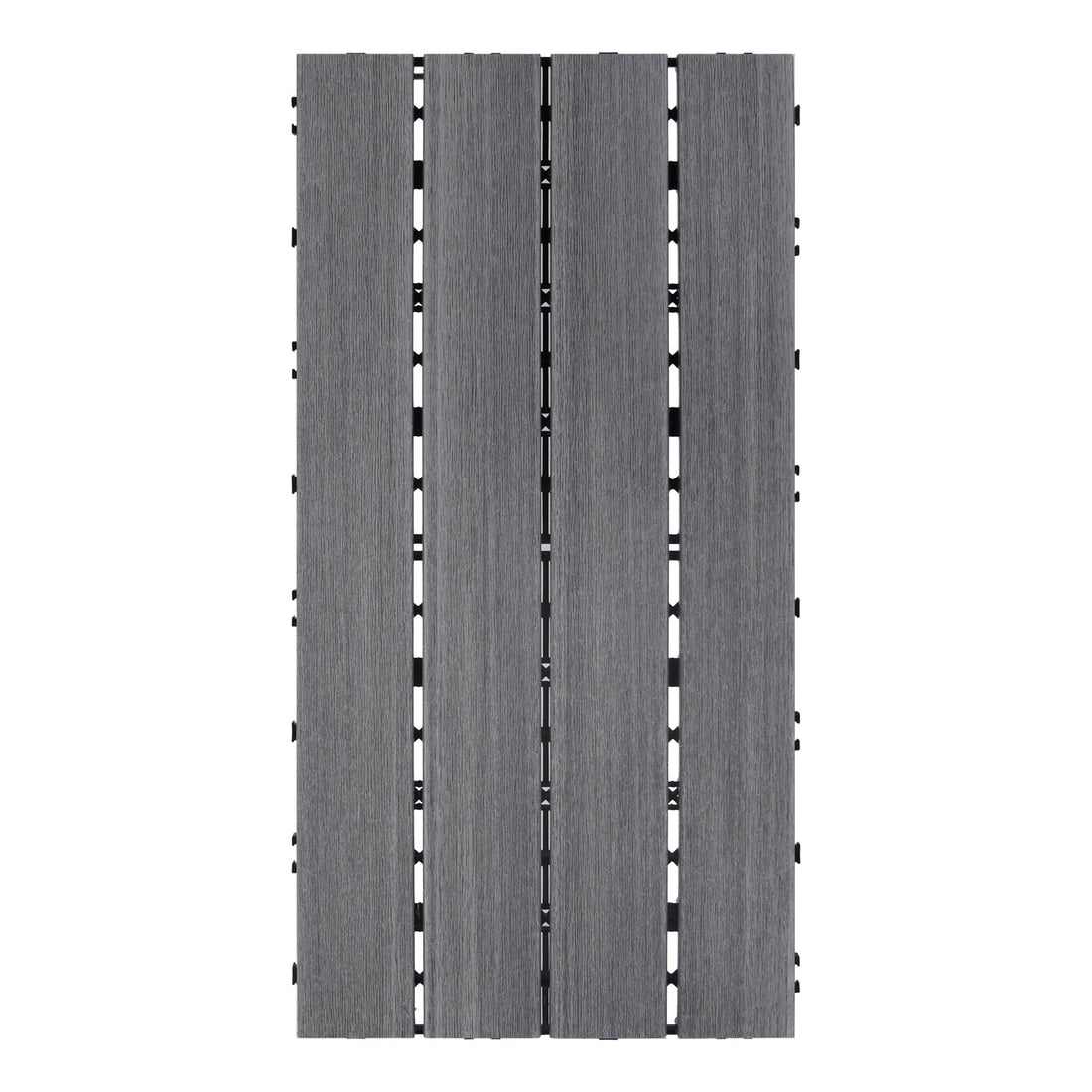 WPC Wood Decking Tile Plus - Indoor & Outdoor Tile - Ash - Lazy Tiles