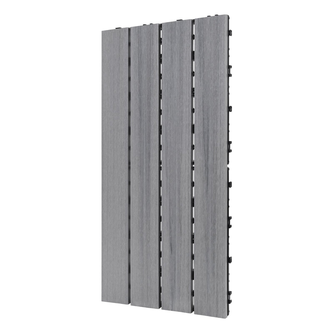 WPC Wood Decking Tile Plus - Indoor & Outdoor Tile - Sky Grey - Lazy Tiles
