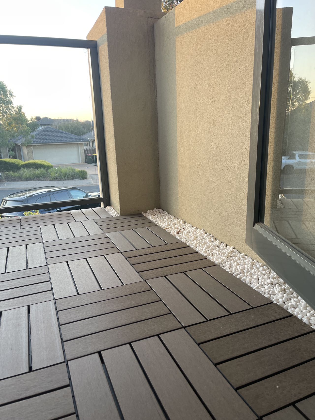 WPC Wood Decking Tile Plus - Indoor & Outdoor Tile - Cherry Red – Lazy ...