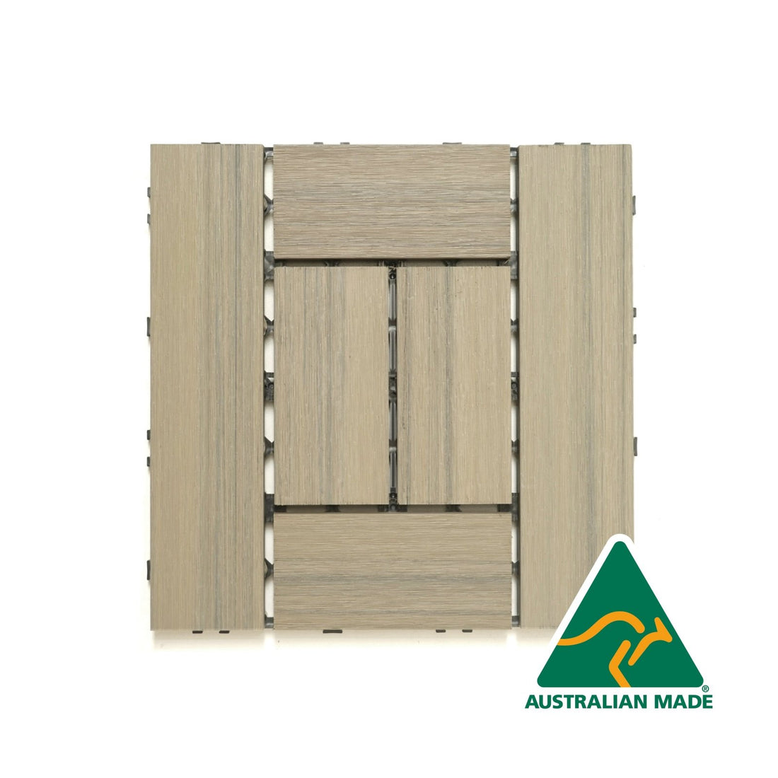 WPC Wood Decking Tile - Indoor & Outdoor Tile - Beach - Australian Made - D3 - Lazy Tiles