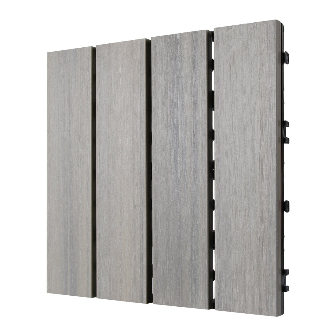 WPC Wood Decking Tile - Indoor & Outdoor Tile - Sky Grey - Lazy Tiles